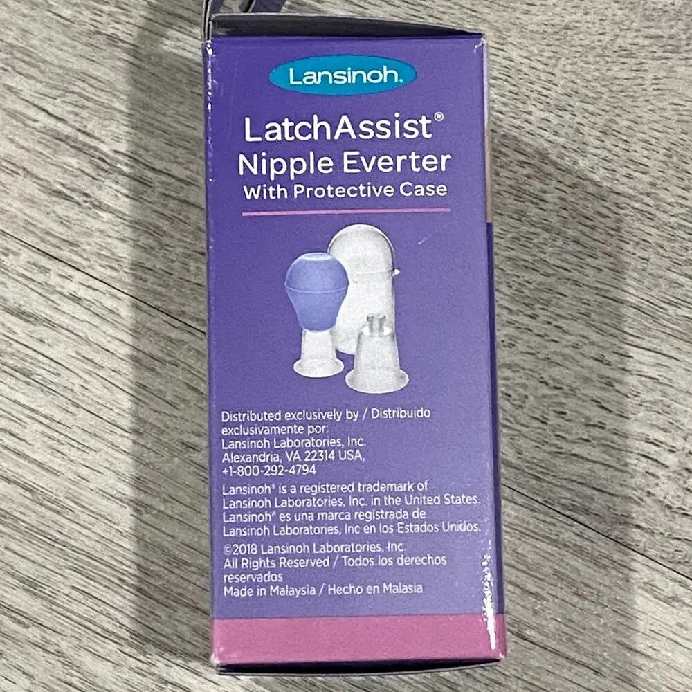 NEW Lansinoh LatchAssist Nipple Everter Set - Unopened Box - 2 Sizes